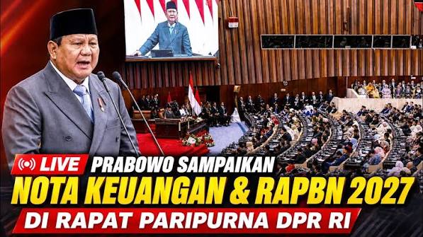 Resmi Disampaikan! Ini Arah Kebijakan RAPBN 2027 dalam Pidato Prabowo-Puan