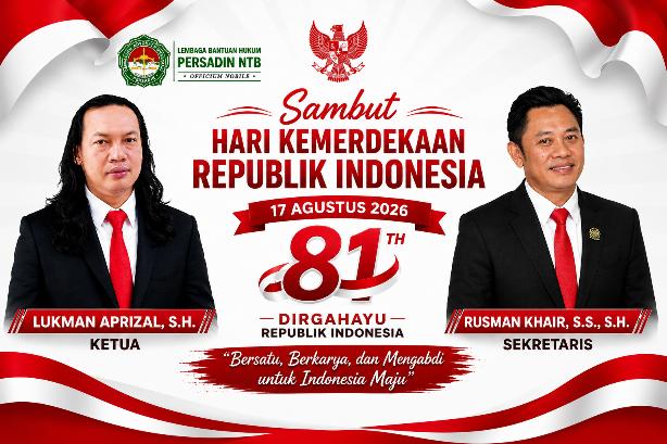 Sambut HUT ke-81 RI, DPW PERSADIN NTB Ajak Masyarakat Perkokoh Persatuan Bangsa