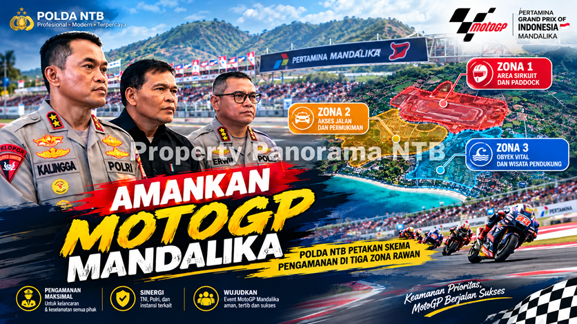 Amankan MotoGP Mandalika, Polda NTB Petakan Skema Pengamanan di Tiga Zona Rawan