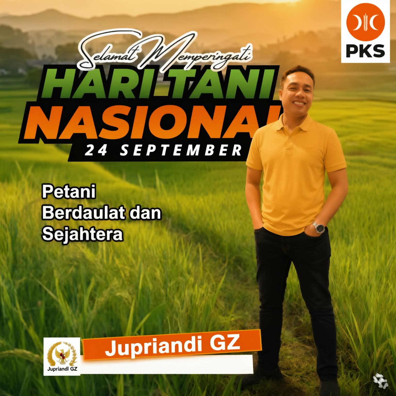 Peringati Hari Tani Nasional 24 September, Kader PKS Praya Timur: Selamat untuk Seluruh Petani di Tanah Air