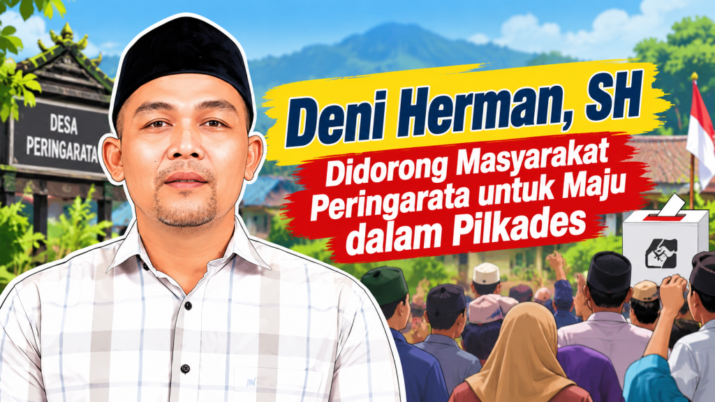Deni Herman, SH Didorong Masyarakat Peringarata untuk Maju dalam Pilkades