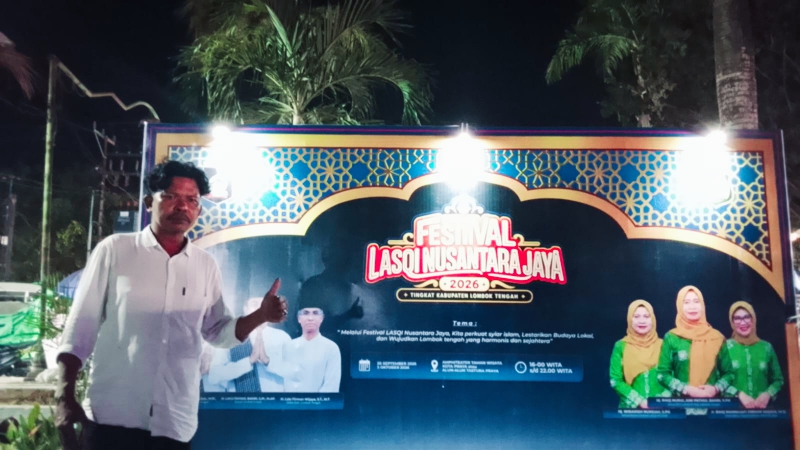 Festival Lasqi Nusantara Jaya Memukau Alun-Alun Tastura — APKLI Lombok Tengah: Dukung Penuh, Semoga Tetap Berlanjut