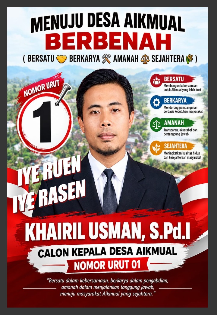 Gagasan BERBENAH Khairil Usman: Saatnya Ekonomi Desa Aikmual Digerakkan dari Warga untuk Warga