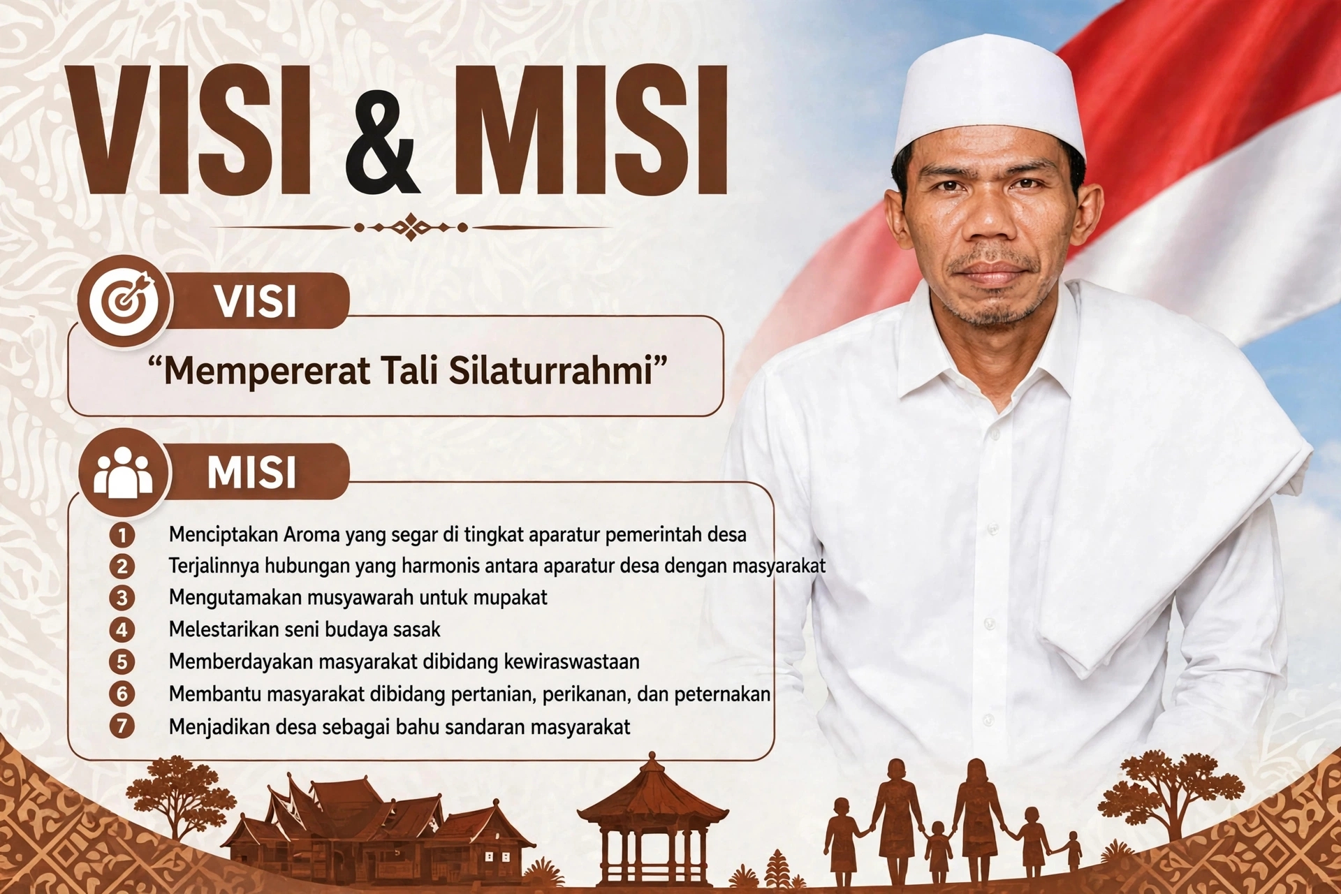 Usung Visi “Mempererat Tali Silaturrahmi”, Calon Kades Ini Siap Bawa Perubahan Segar di Desa