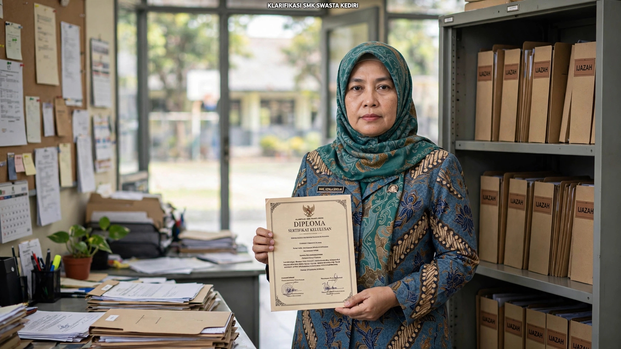 Klarifikasi SMK Swasta di Kecamatan Kediri, Penahanan Ijasah Alumni 2017 Hanya Miskomunikasi, Pihak Sekolah Tegaskan Ijasah Tidak Ditahan