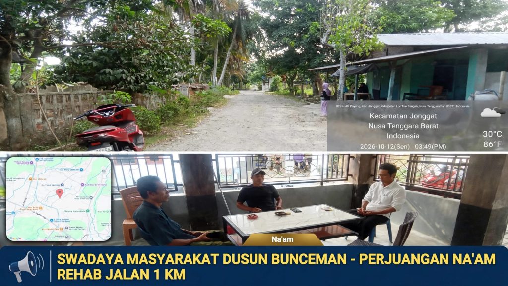 Tekad Tokoh Muda Na’am Rehab Jalan Utama Dusun Bunceman Secara Swadaya, Butuh 1 Miliar Terkumpul Rp 19 Juta