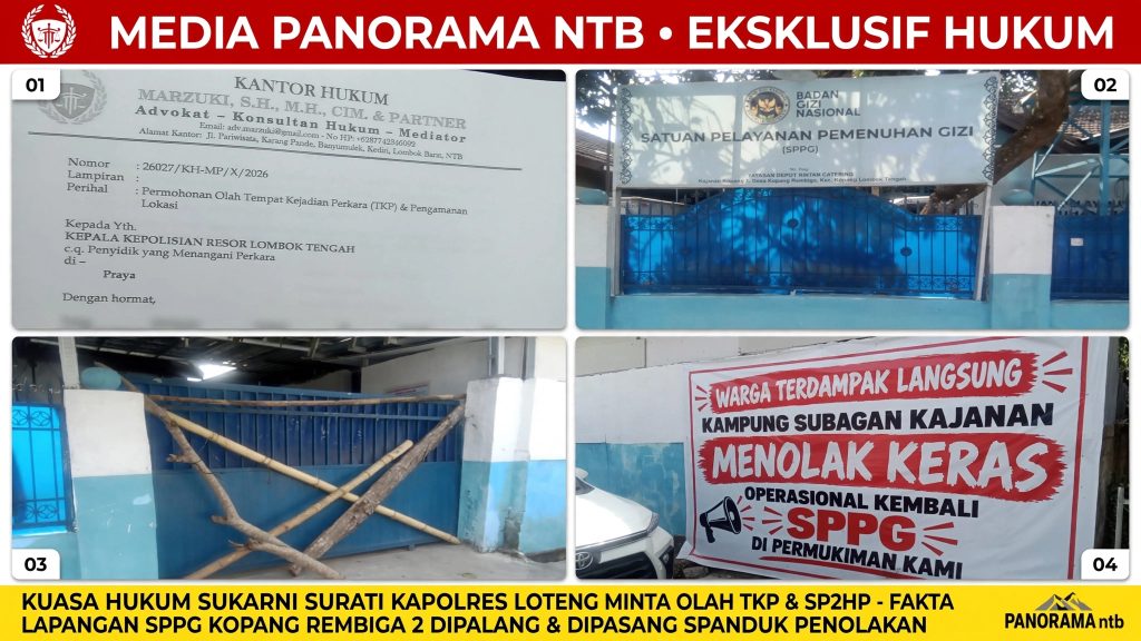 Kuasa Hukum Sukarni Surati Kapolres Loteng, Minta Olah TKP dan SP2HP Terkait Dugaan Pengancaman di SPPG Kopang Remiga 2