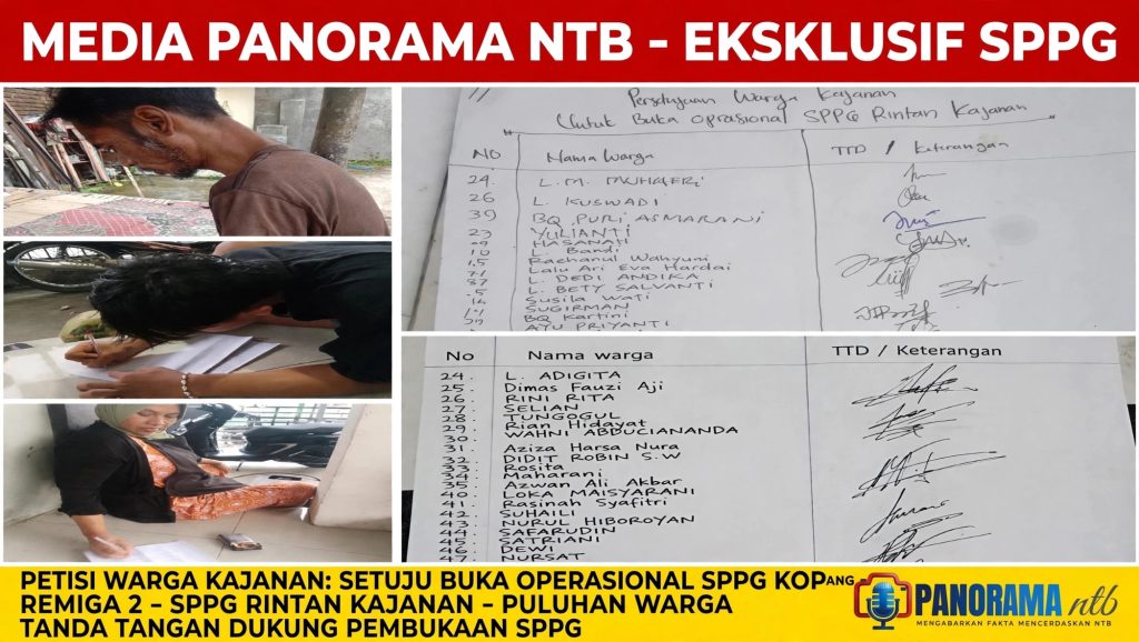 Puluhan Warga Kajanan Dukung Pembukaan Kembali SPPG Kopang Rembiga 2, Desak Polisi Periksa Pihak yang Diduga Melakukan Penyegelan