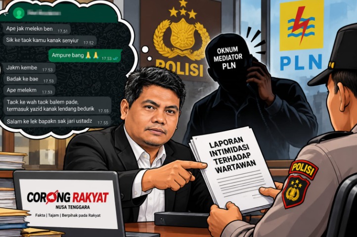 Dugaan Intimidasi Wartawan Corong Rakyat Terkait Pemberitaan PLN Nusa Daya, Kasus Siap Dibawa ke APH
