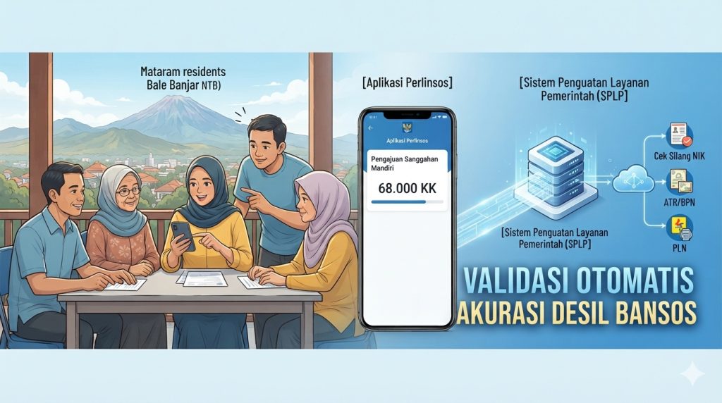 68.000 KK di Mataram Manfaatkan Aplikasi Perlinsos, Ajukan Sanggahan Mandiri untuk Koreksi Desil Bansos